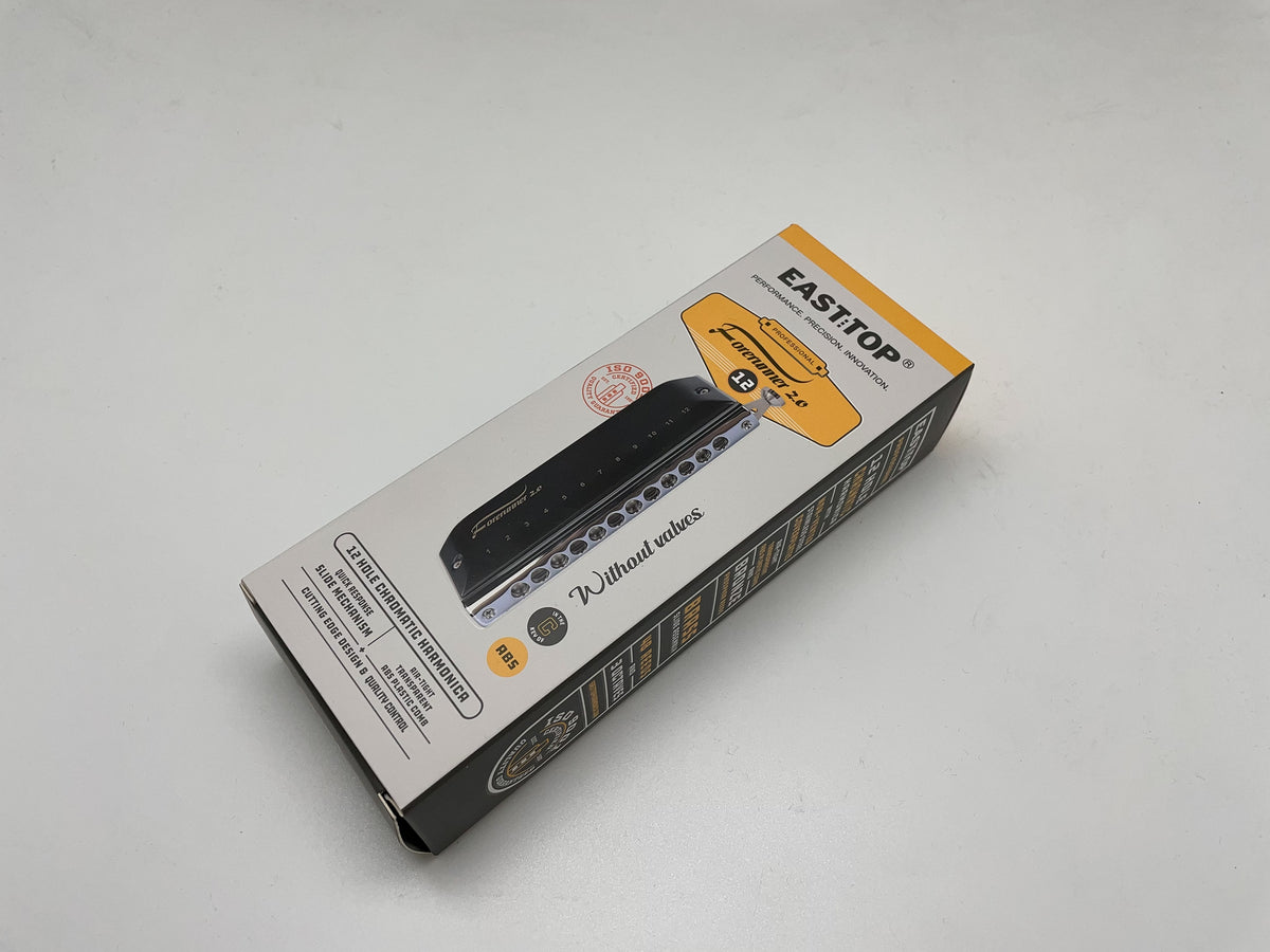 EAST TOP Updated FORERUNNER 2.0 without valves Chromatic Harmonica