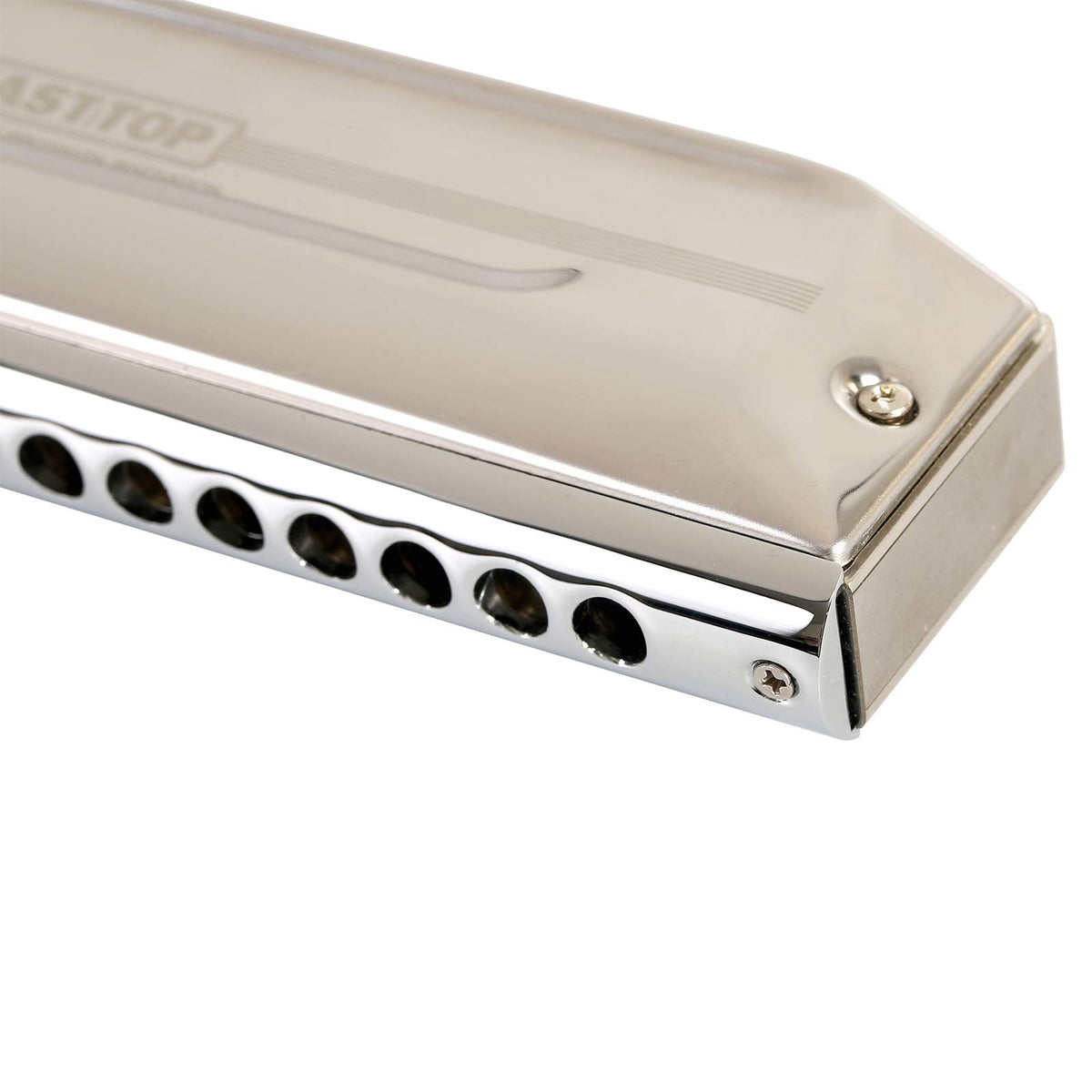 East top Upgrade Chromatic Harmonica 16 Hole 64 Tone Key of C, Profess