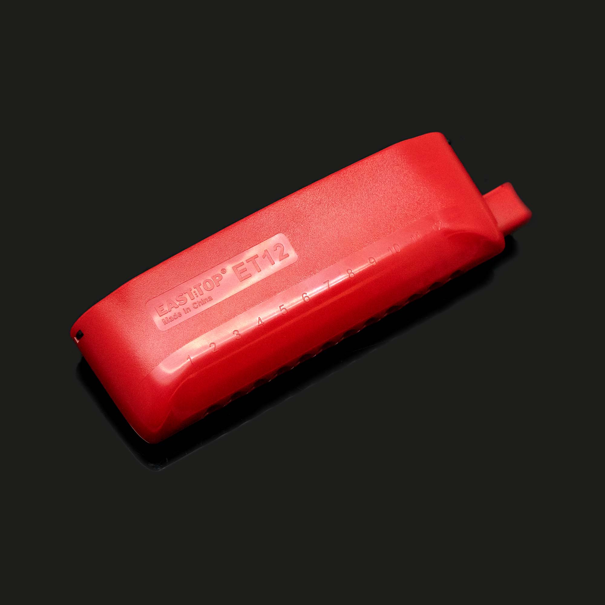 Exclusive Offering: Easttop Harmonica ET12 2024 New Year Limited Edition - Chinese Red, Key of C. Only 30 Available on this Online Store! Ship via FedEx(ET12-RED) Order now and receive a free 8-hole harmonica valued at $9.99 USD - Easttop harmonica
