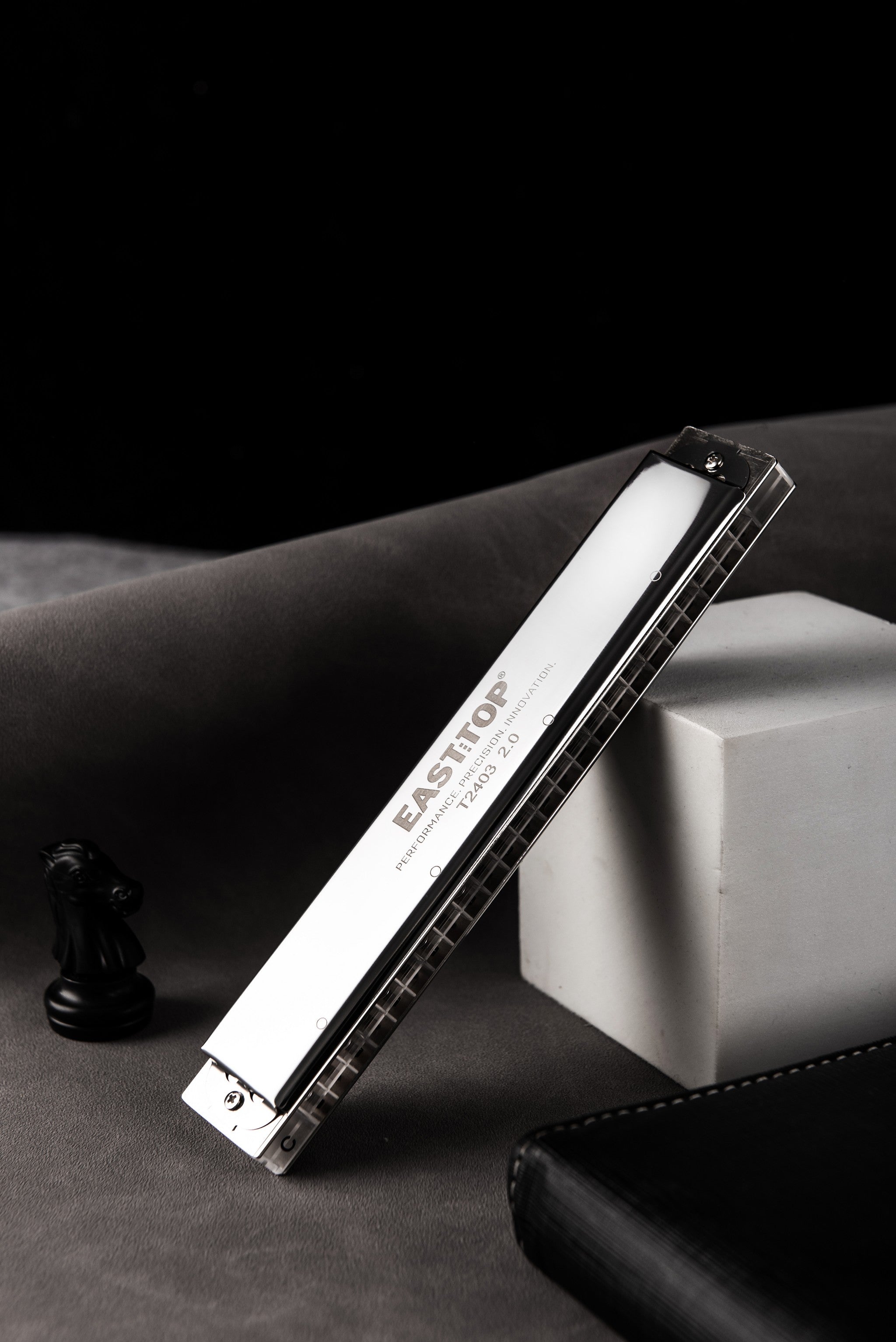 East top 24 Holes Professional Tremolo Harmonica,Key of C,Musical Instrument for Adults (T2403 2.0)