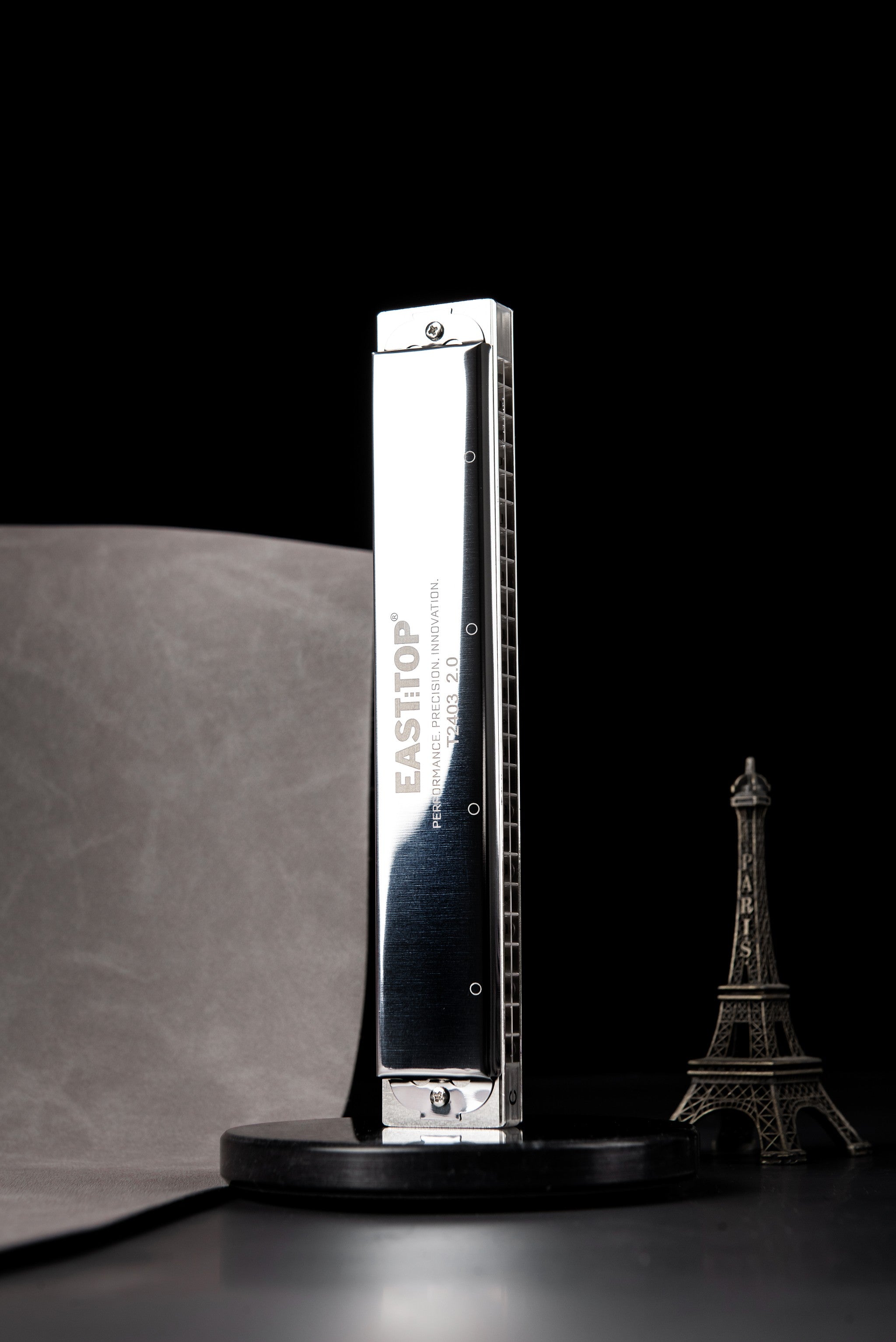 East top 24 Holes Professional Tremolo Harmonica,Key of C,Musical Instrument for Adults (T2403 2.0)