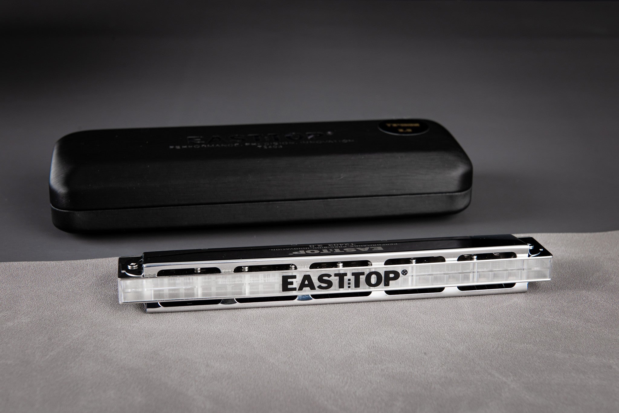 East top 24 Holes Professional Tremolo Harmonica,Key of C,Musical Instrument for Adults (T2403 2.0)