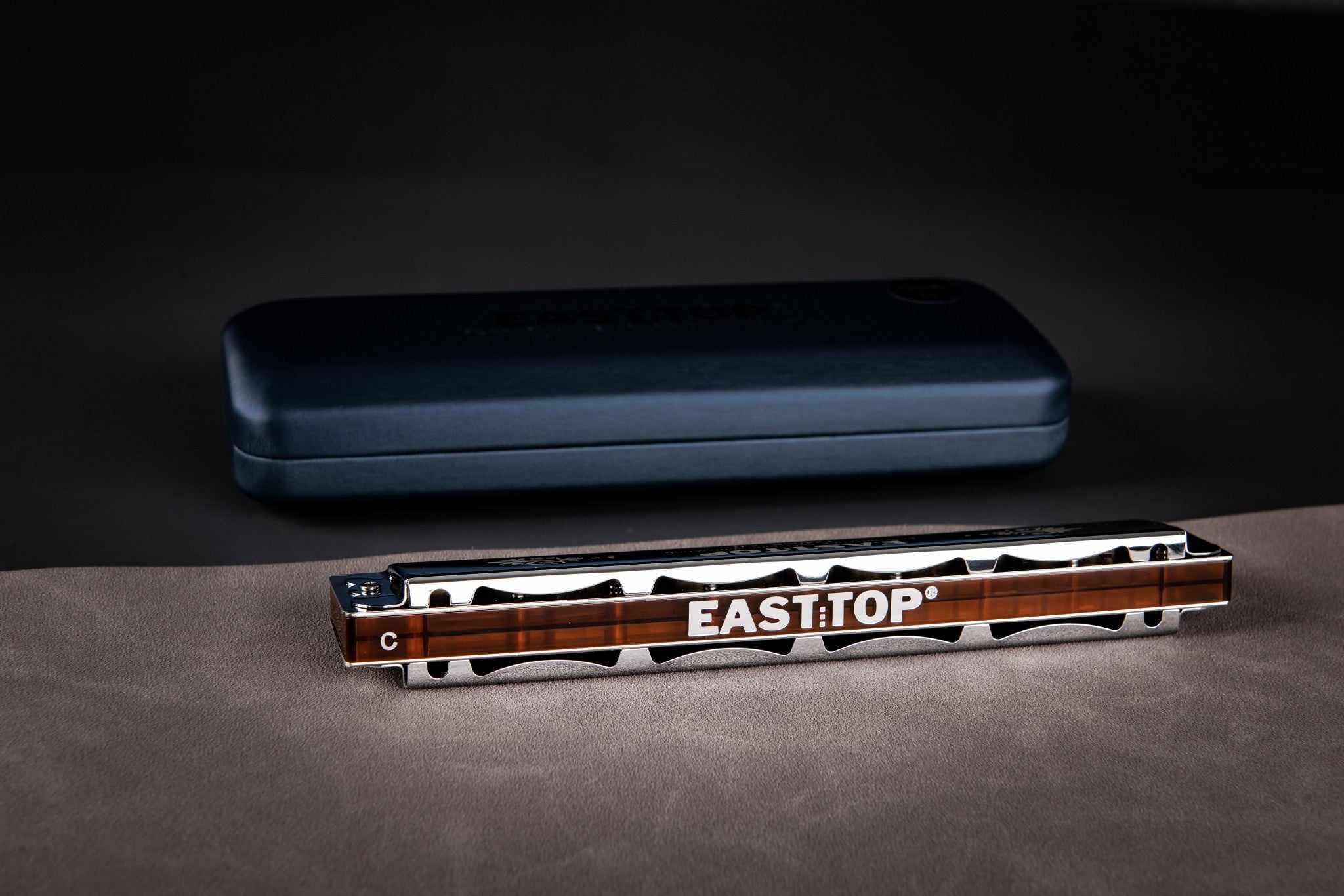 East top 24 Holes Tremolo Harmonica,Key of C, Tremolo Mouth Organ Harmonica for Adults, Professionals and Students (T2406K 2.0)