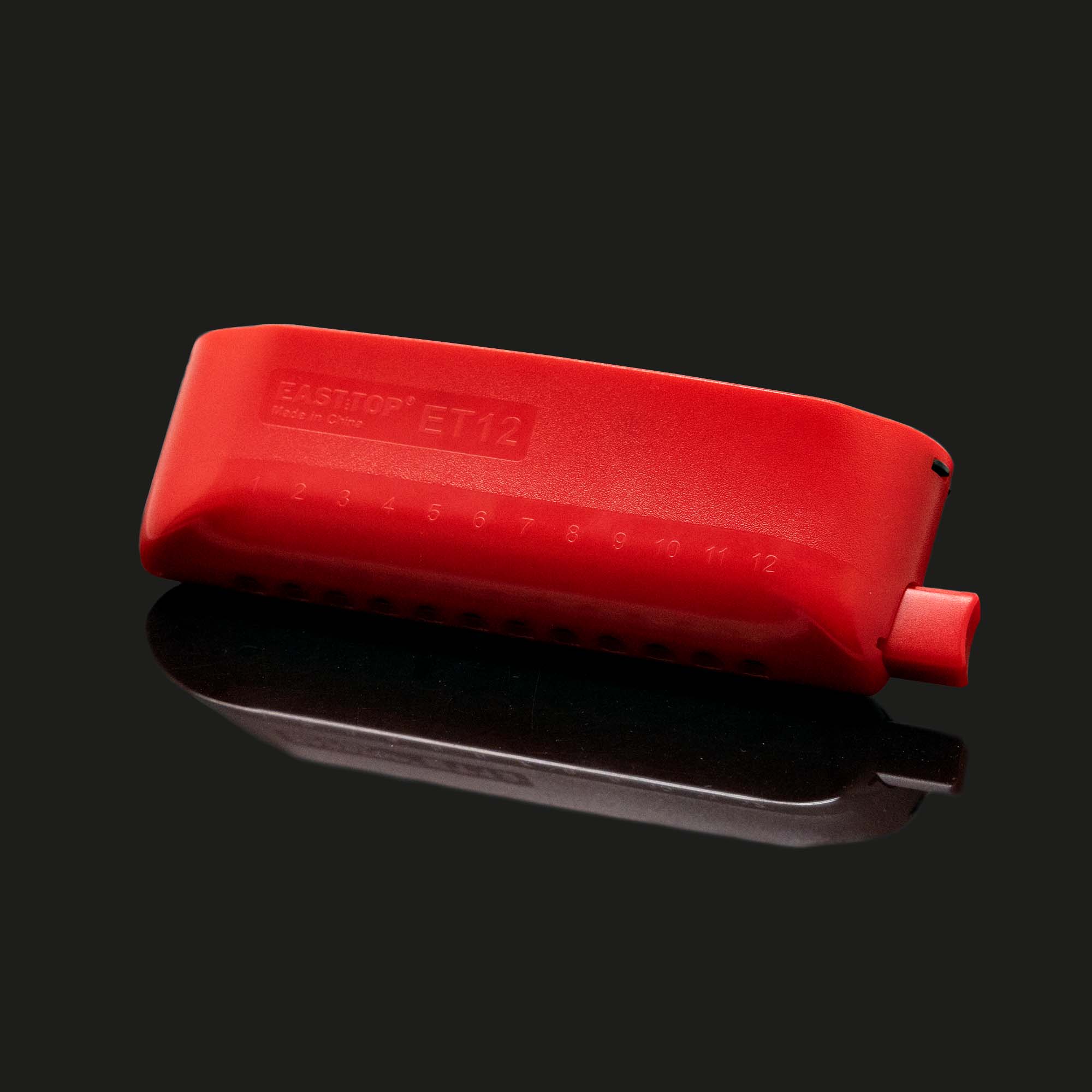 Exclusive Offering: Easttop Harmonica ET12 2024 New Year Limited Edition - Chinese Red, Key of C. Only 30 Available on this Online Store! Ship via FedEx(ET12-RED) Order now and receive a free 8-hole harmonica valued at $9.99 USD - Easttop harmonica