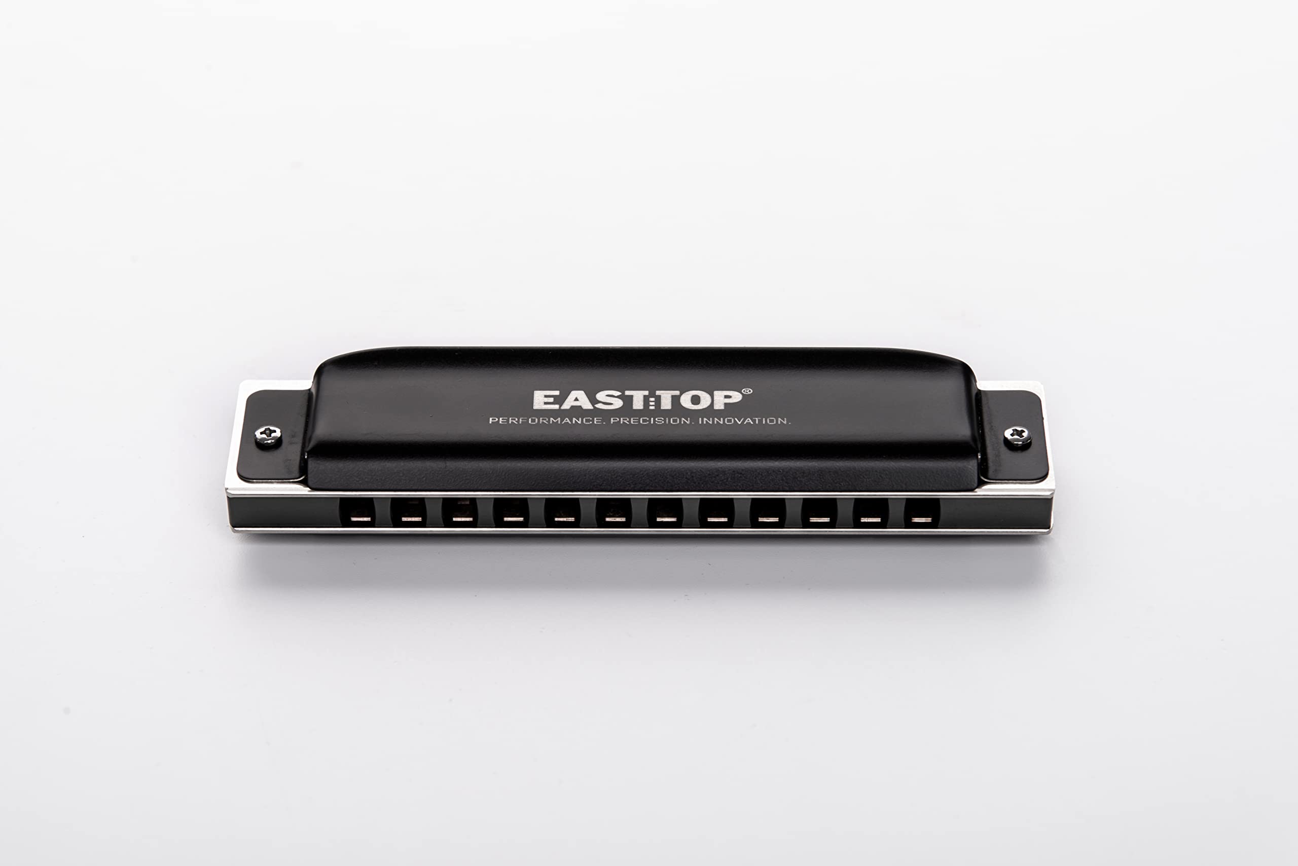 EASTTOP New Model FALA Blues Harmonica 12 Hole Professional Blues Harmonica Aluminum Comb, Key of C, Everyone Can Bend（fala blues）