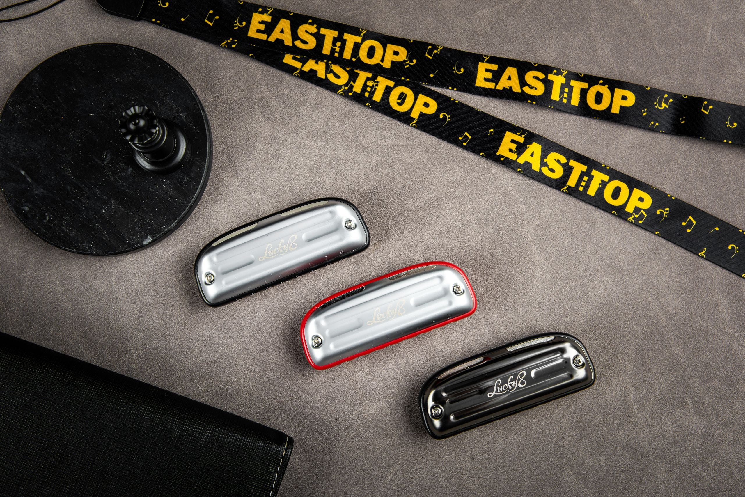 Easttop Lucky 8 Blues/POP Tuning Harmonica, 8 Holes, Major Keys Available,Perfect for Students, Beginners, Professionals, Gift (L8)