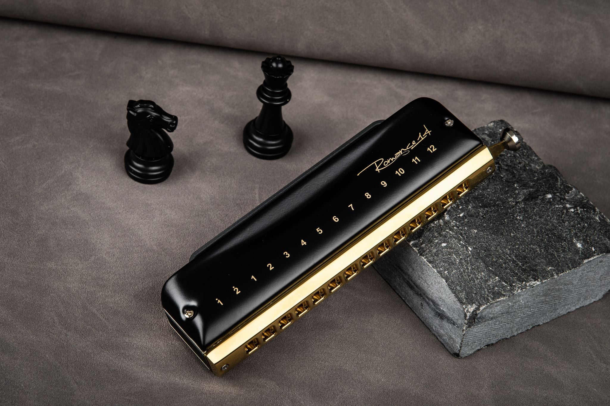 Easttop 14-Hole Chromatic Harmonica,Key of C - Precision and Elegance for the Discerning Musician(Romance 14) Shipped by FedEx