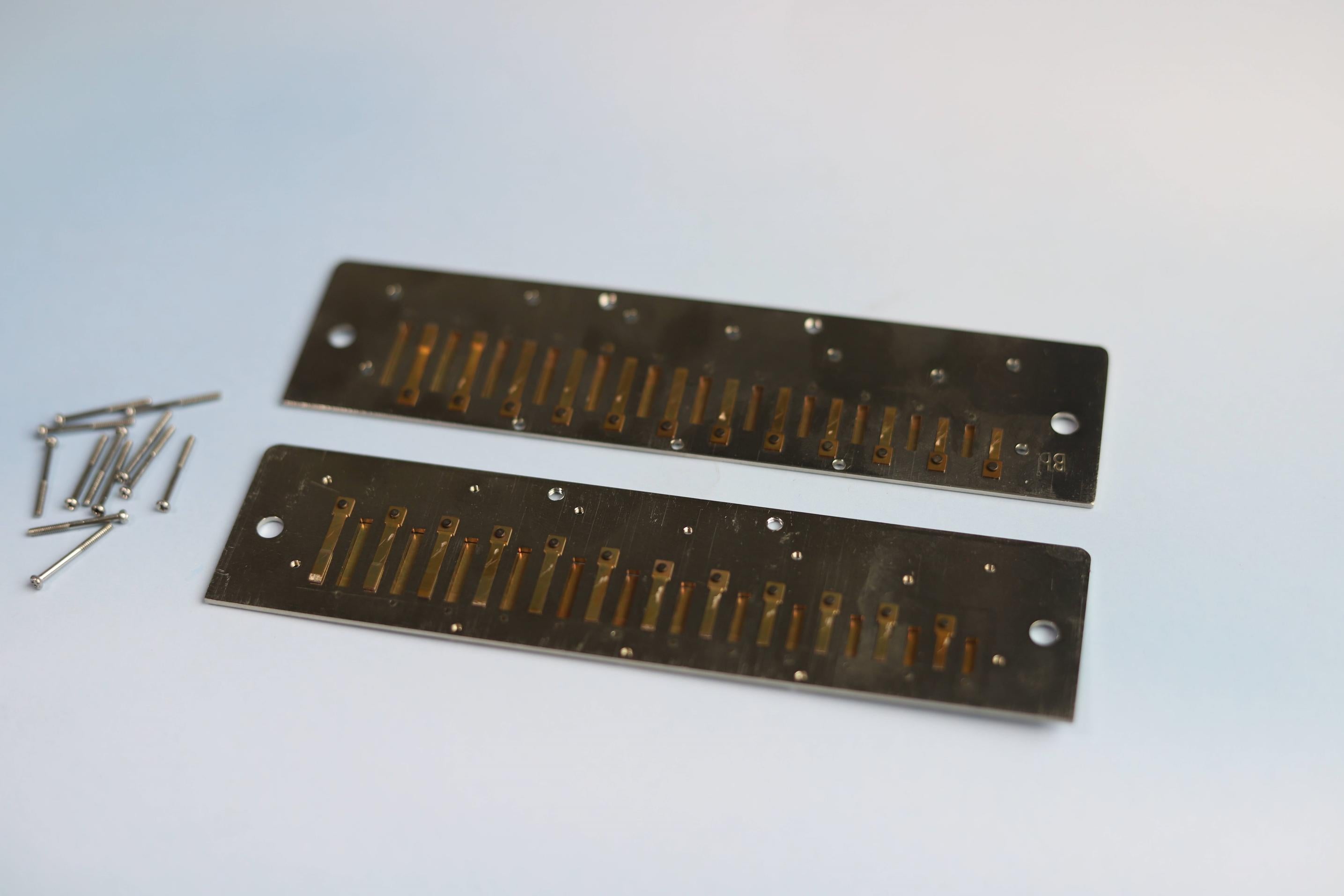 East top reed plates for Diatonic/Chromatic harmonicas with all keys ...