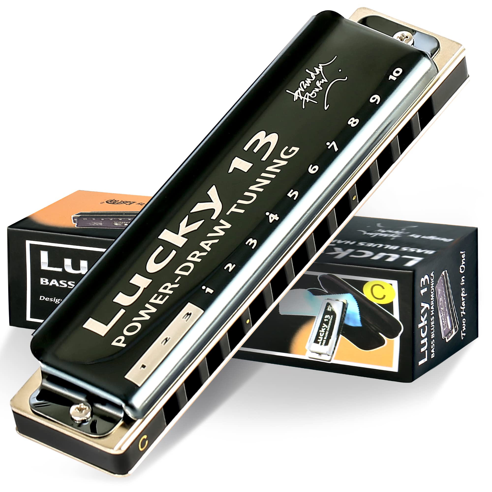 EASTTOP Lucky 13 Bass Blues Harmonica  (L13 Series) - Easttop harmonica