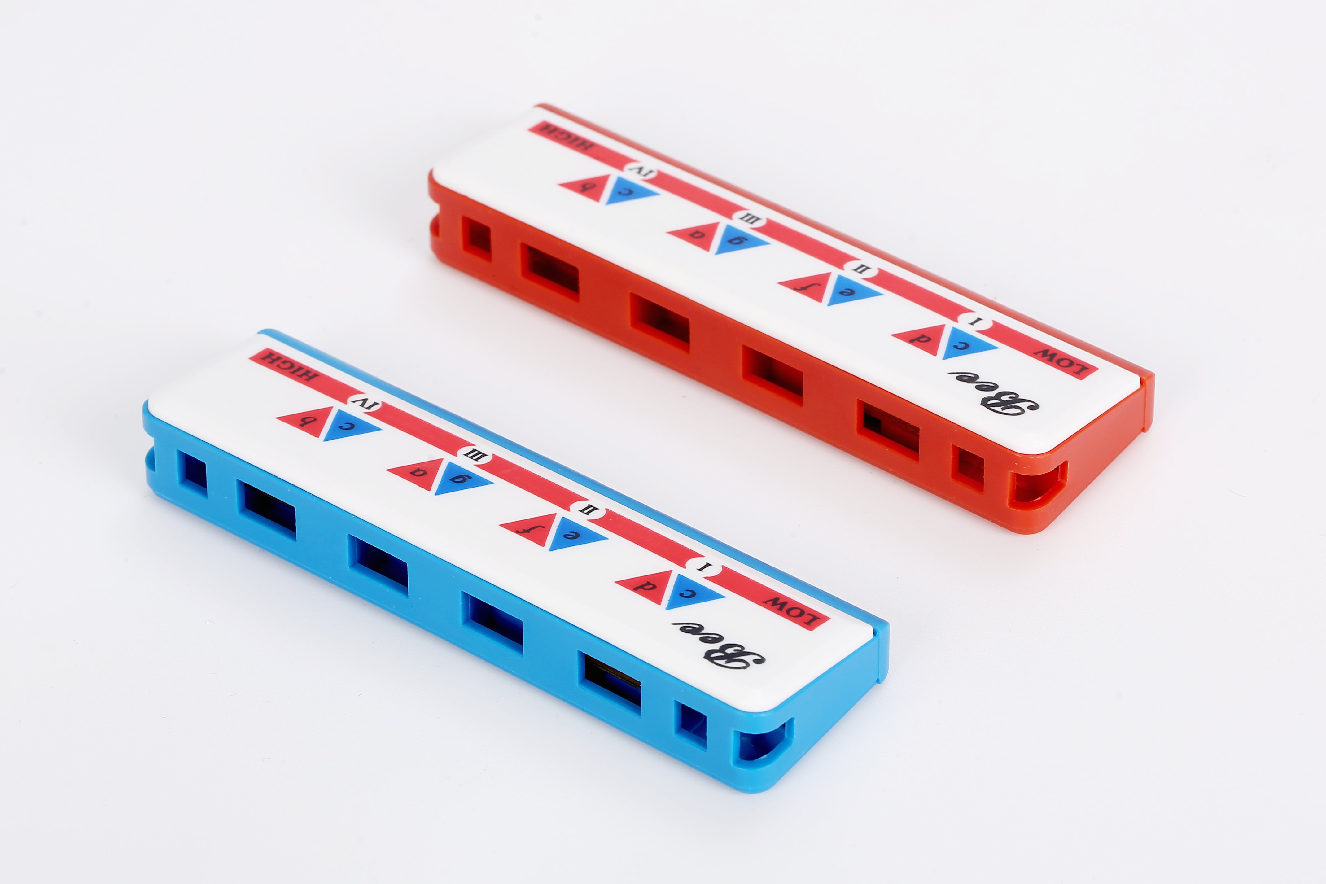 Bee 4 holes 8 tones plastic harmonica One piece brass reed plate inside ABS plastic covers(DF4A) - Easttop harmonica