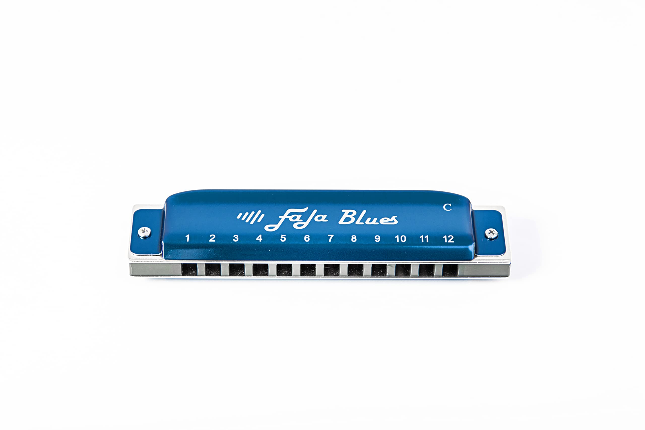 EASTTOP New Model FALA Blues Harmonica 12 Hole Professional Blues Harmonica Aluminum Comb, Key of C, Everyone Can Bend（fala blues）