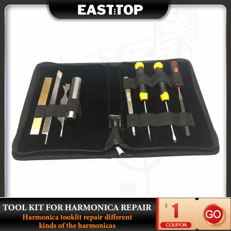 EASTTOP Harmonica Tool Kit Repair Different Kinds Of The Harmonicas  (ET01) - Easttop harmonica