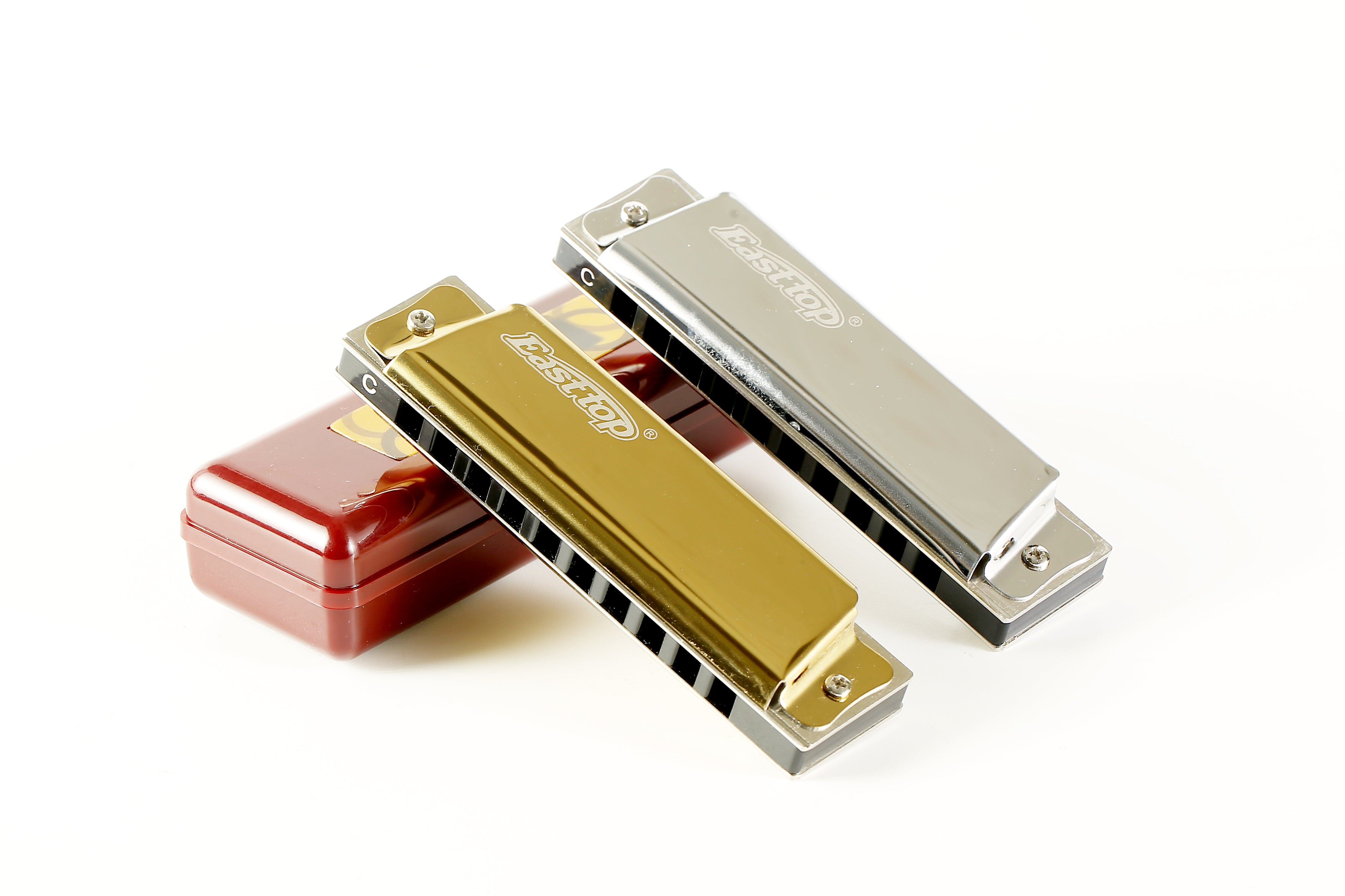East top 10 Holes 20 Tones Blues C Diatonic Harmonica, Harmonica C For Adults, Beginners, Professional and Students - Easttop harmonica