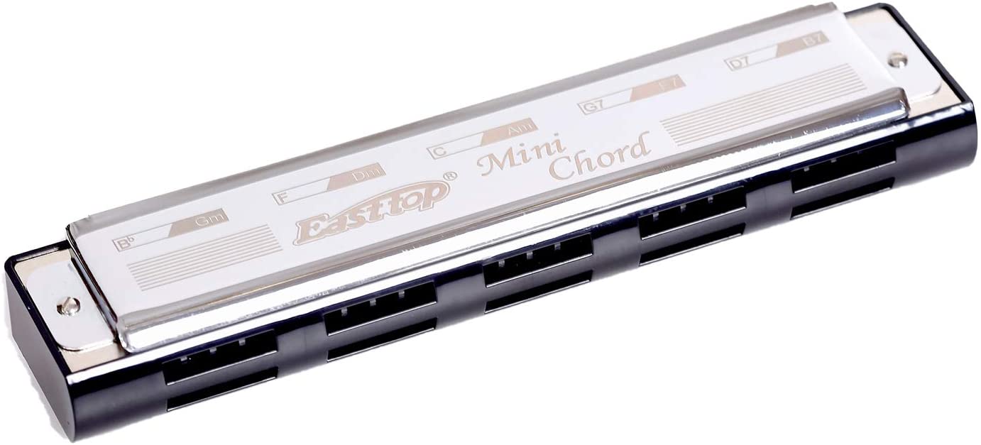 East top Professional Mini Chord Harmonica, Orchestral harmonica for Adults, Band Players and Students - Easttop harmonica store