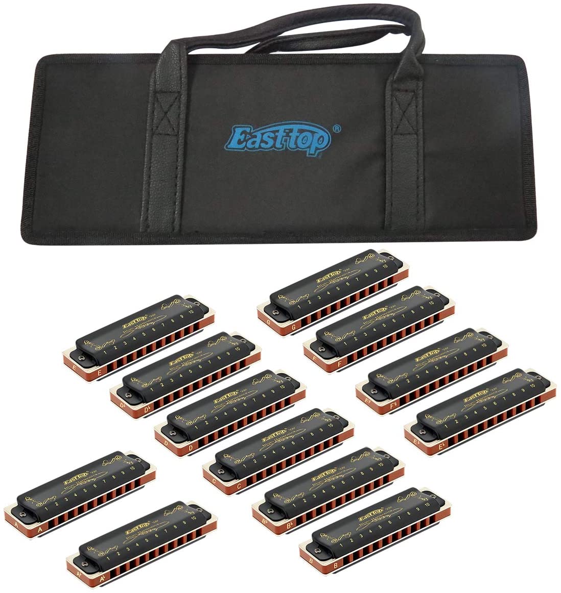 Harmonica Adulte Harmonica EastTop Diatonique Do 20 Tons T008L - Pour Débutants Et Blues - Cadeau Musical Idéal East Top T008L Harmonica Adulte Harmonica EastTop Diatonique Do 20 Tons T008L - Pour Débutants Et Blues - Cadeau Musical Idéal East Top T008L